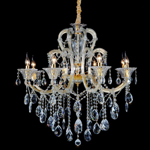 Unique Dining chandeliers Gold/Transparent Color (WH-CY-70)