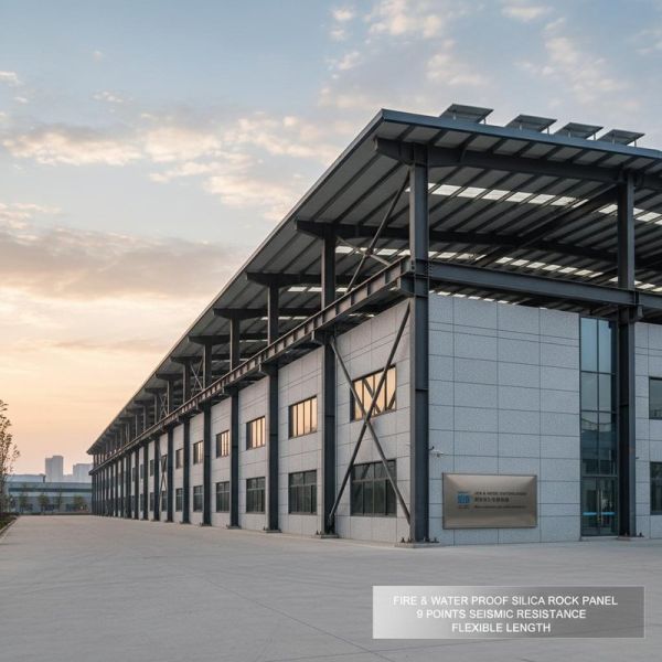 Corrosion Resistant Steel Structure Workshop with Light Frame Steel Construction Using Q355/Q235 Steel