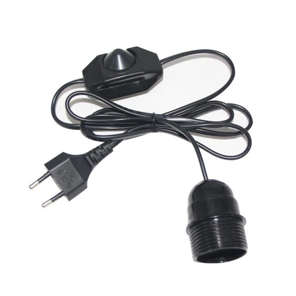 UK Plug E14 Salt Lamp Power Cord with 303 Switch 1.2M