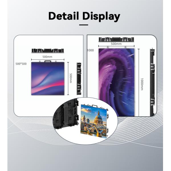 Ultrathin Indoor Fixed Mobile 3D Digital Billboard Led Display 2.5mm