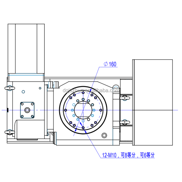 4 Axis CNC Rotary Table D-255