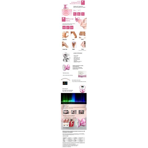 Ultrasonic Liposuction Cavitation Rf Slimming Machine