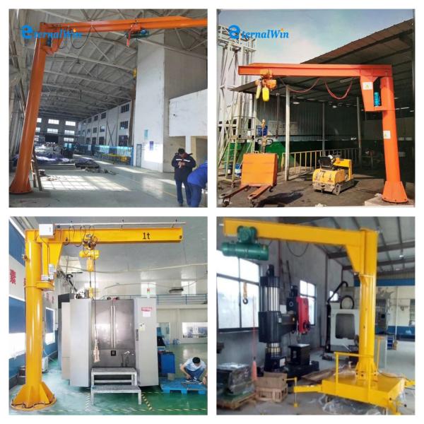 Articulated Pillar 360 Degree Rotating Cantilever Swing Arm Jib Crane 2T 10T