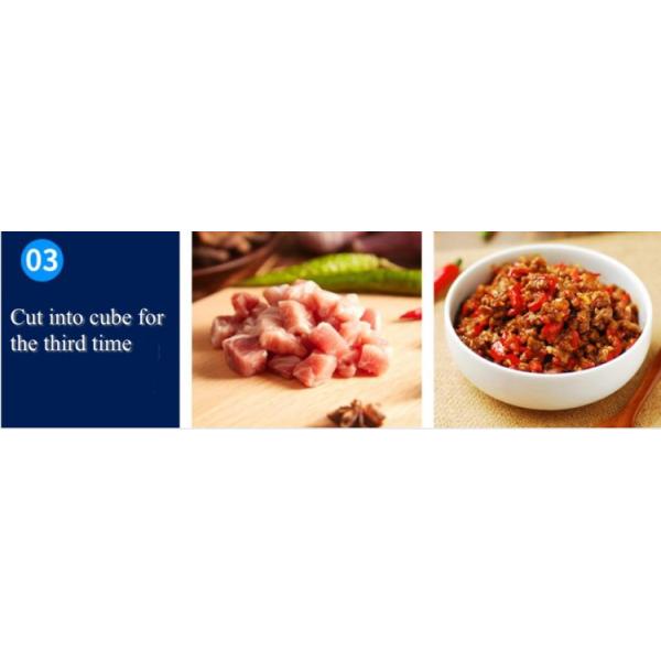 Large Frozen Dice Cutting Chicken Dicing Machine Meat Cube Dicer