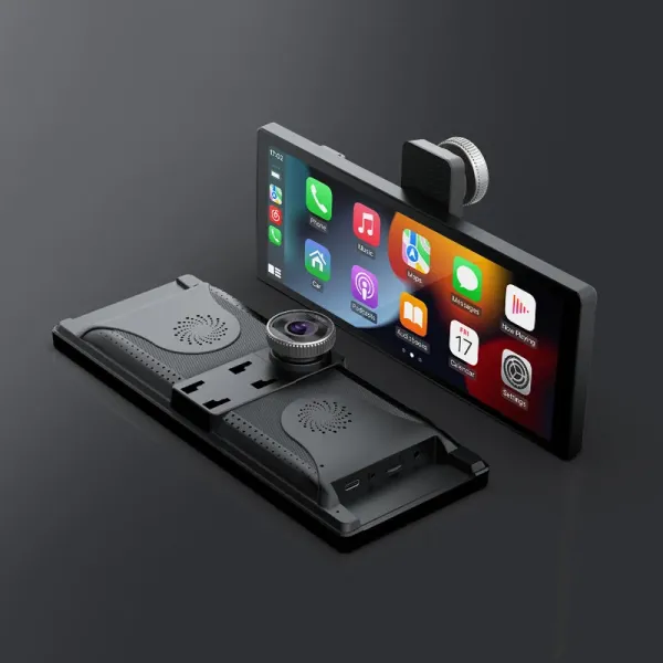 Smart Wireless Carplay Navigation Bluetooth Android Auto Center Console Driving Recorder