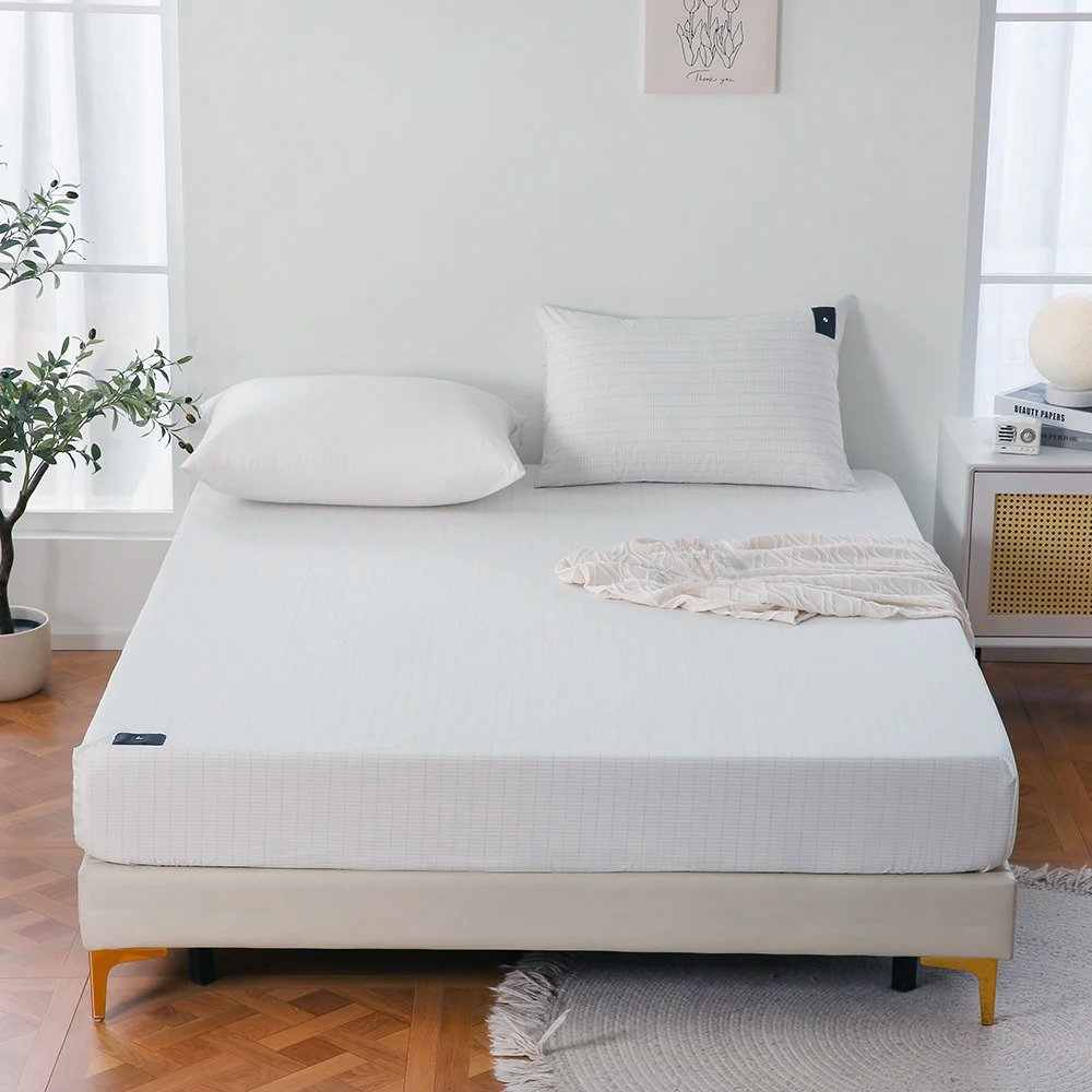 Maxsharer Earthing Grounding Fitted Bed Sheet with 15ft Straight for Health Improving
