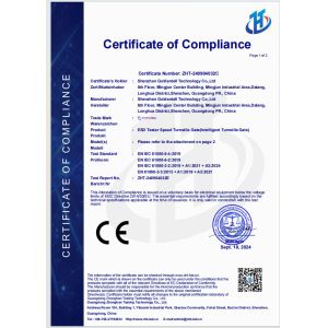 SHENZHEN  GOLDANTELL TECHNOLOGY CO.,LIMITED Certifications
