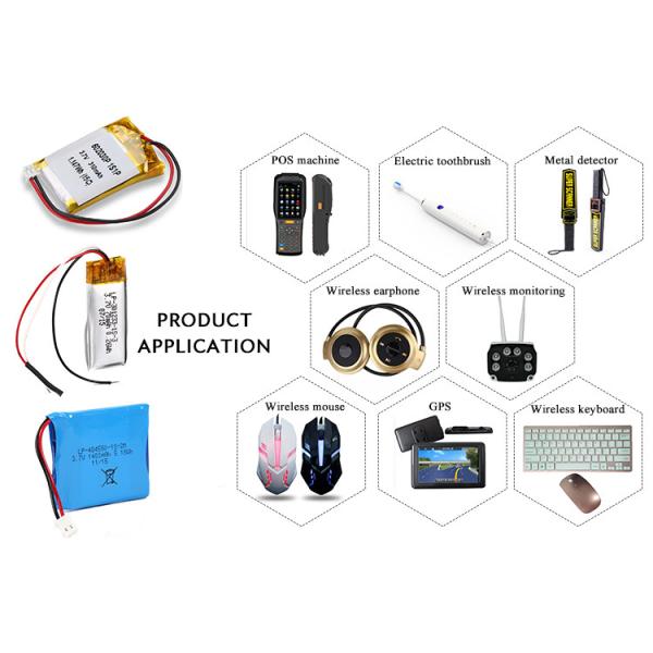 3.7V 1610mAh Li Poly Rechargeable Battery Pack for Industrial Handheld Devices
