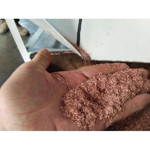 Dry Type Scrap Copper Wire Granulator 99.9% Separating