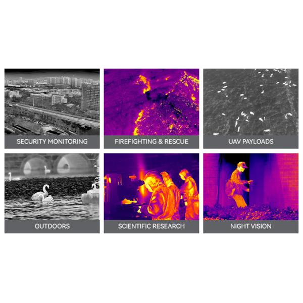 FC1212 High Definition Infrared Detector 1280x1024/12μm for Surveillance System