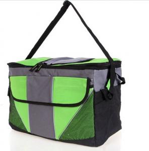 Wholesale Outdoor Insulated Lunch Bags For Adults , Green Cooler Bag Customized from china suppliers