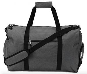 China Custom Design Unisex Gym Duffel Bag With Pockets Blue / Black / White / Sliver Color on sale