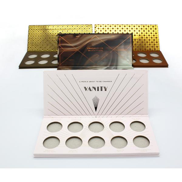 Sustainable Custom Eyeshadow Packaging 27mm 10 Pans Empty Cosmetic Containers