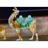 Real Size Gloden Llifelike Handmade Chinese Lanterns Custom Camel Show Zoo for sale