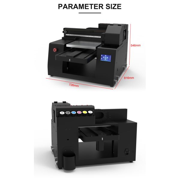 KECAI Professional 30x40cm UV Flatbed Printer Digital Printing Machine UV Printer with XP600 CMYK+W+V for Commercial Use