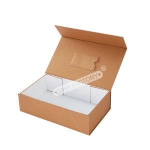 Wholesale Environmentally friendly Degradable Kraft Paper Magnetic Boxes For Cosmetic from china suppliers