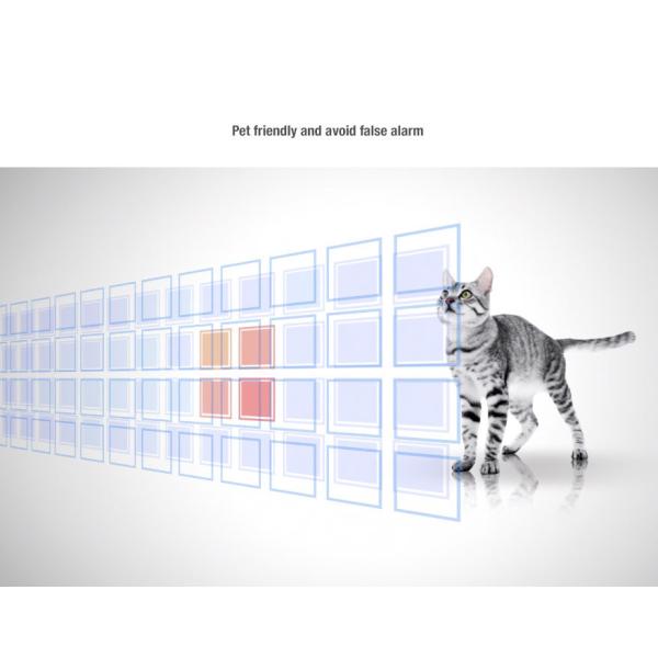 130DB Wireless Fire and Security Alarm Pet Camera with Infrared Array Sensor,Built-in Battery