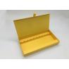 Yellow Luxury Cosmetic Box Packaging For Hand Cream Full Printing 322x175x43mm for sale