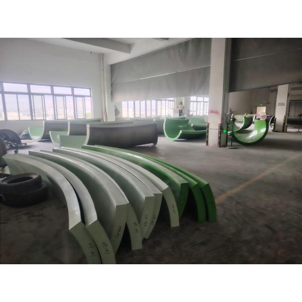 FRP Custom Water Slides Toboggan 6 People Fiberglass Family Slide Aqua Park Equipment Factory