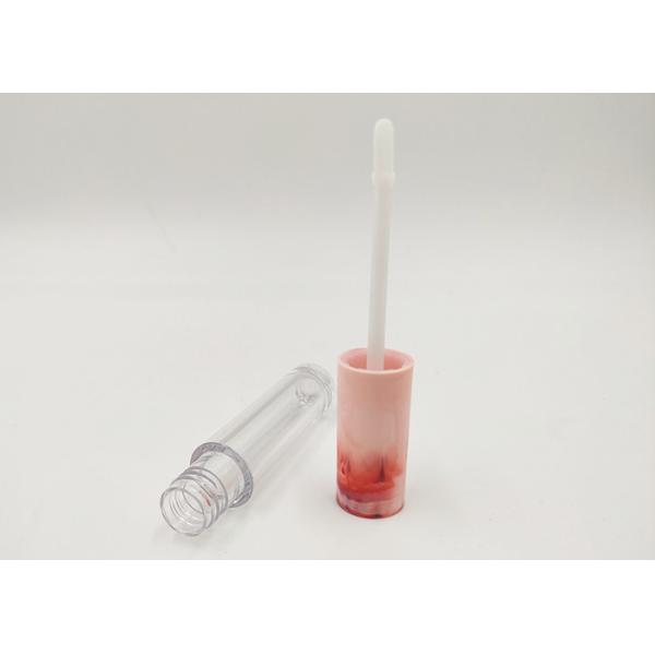 Clear Packaging 5ml Empty Lip Gloss Tubes Plastic Materials With Brush