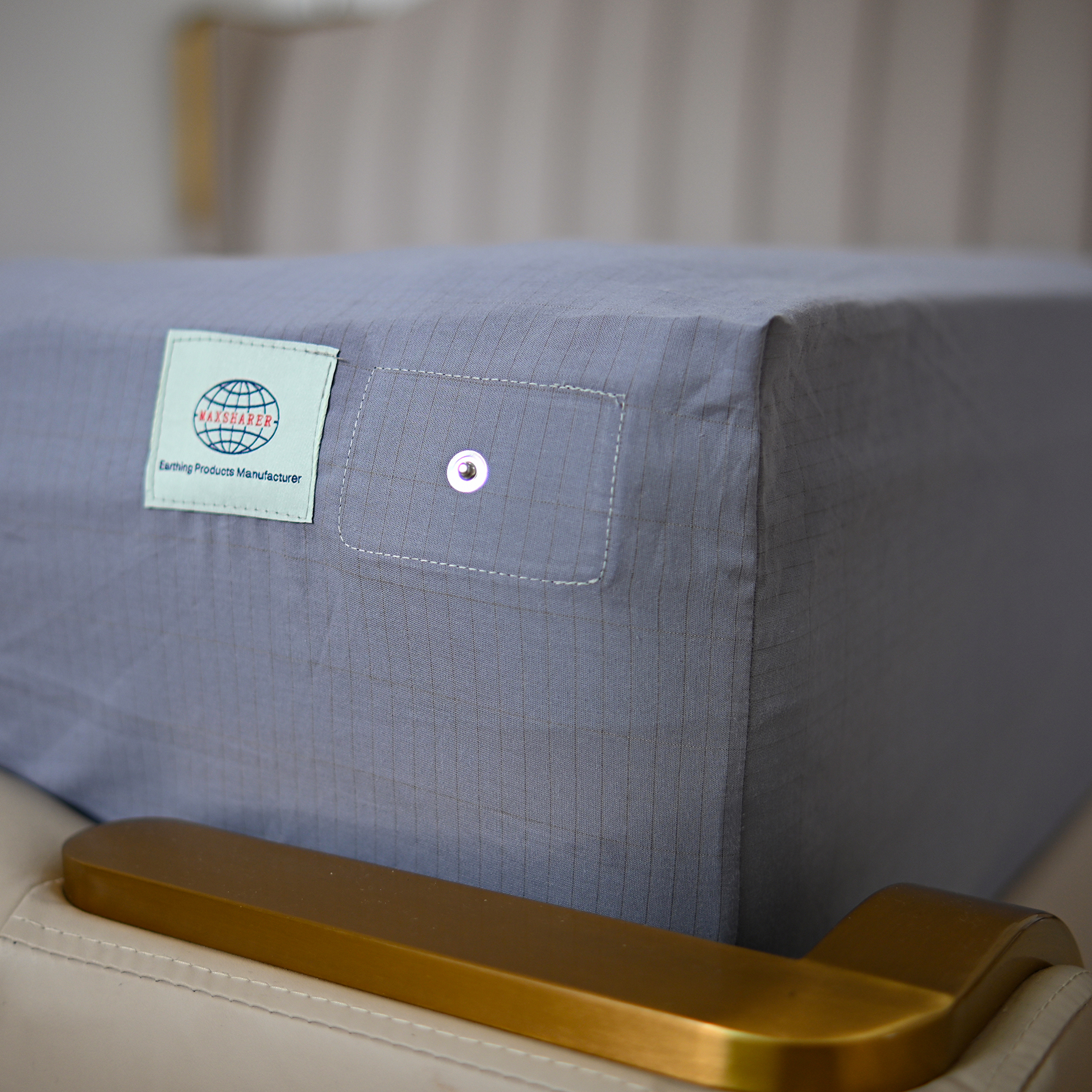 Grounding Fitted Sheet Grounding Sheets Queen Grounding Sheet king Organic Cotton 95% Silver 5% Safety