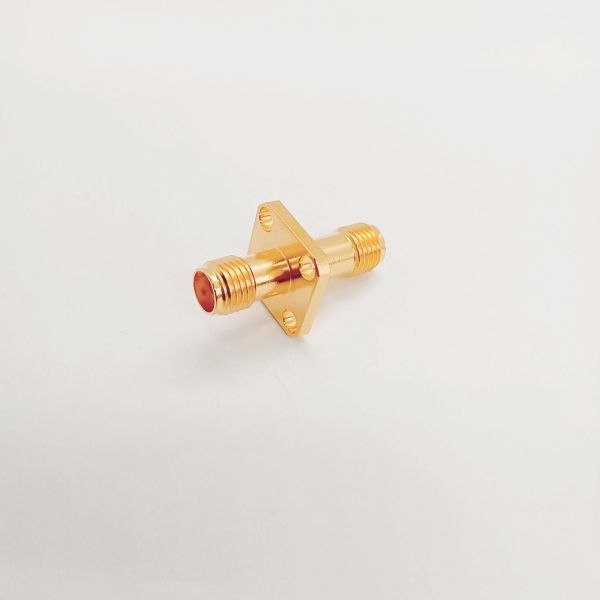 2.92mm Right Angle Coaxial RF Adapter Stainless Steel Low VSWR for Test & Measurement DC-40GHz