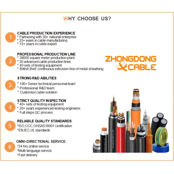 0.6/1kV LV Aluminium Power Cable AVVG with EAC Certification for Cable Tray Systems