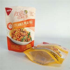 China VMPET 12C PE Food Packaging Bag SGS With Zipper Hot Food Cakes on sale