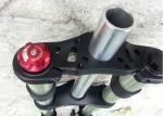 200mm Travel Black Downhill Bike Forks Coil Spring 43mm Fork Offset
