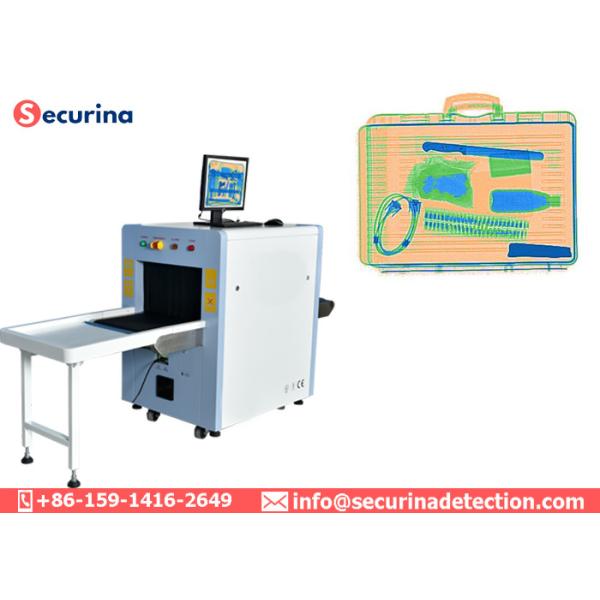 Single Energy Security X Ray Baggage Scanner Machine 0.22m/S For Parcel Inspection