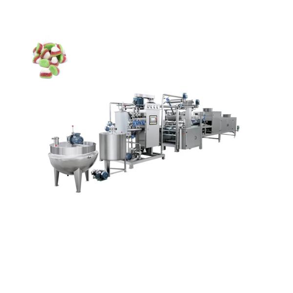 1.5KW Hard Candy Processing Machine 150kgs/h Production Capacity Raw Material Sugar