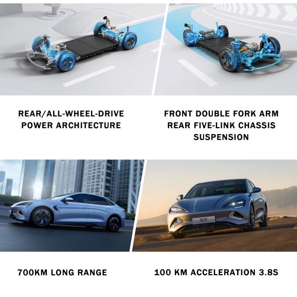 2022 Seal BYD Electric Car Sedan SUV 5 Seater 550km