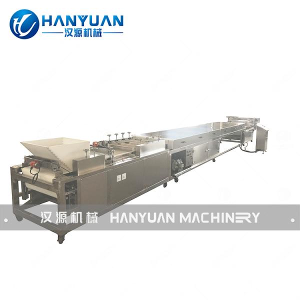 Strawberry Cake Production Line with Active Cooling Function 4000kg Heavy Duty 30×6 Meters Layout Candy Bar Machine