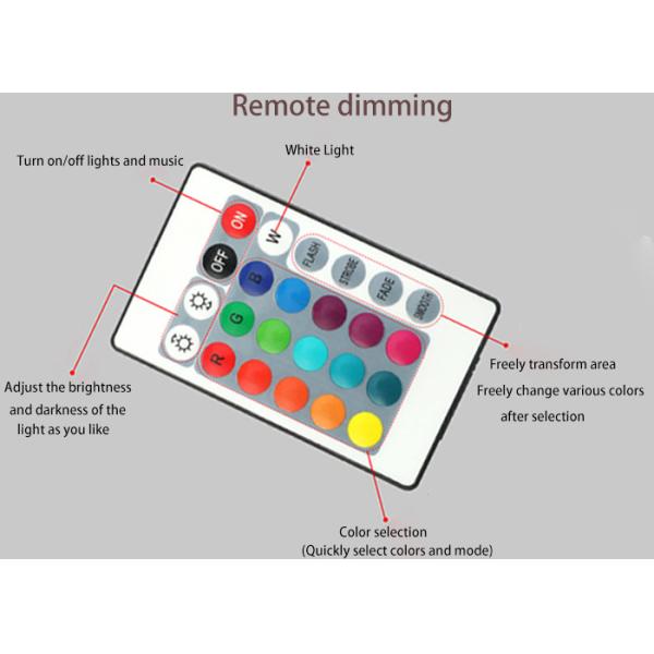 A2DP RGBW Dimmable Bluetooth Light Bulb 2700Lm LED Bulb With Music