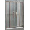 Buy cheap Double Moving Rose Golden Shower Enclosures Aluminum Alloy Inline Two Fixes from wholesalers