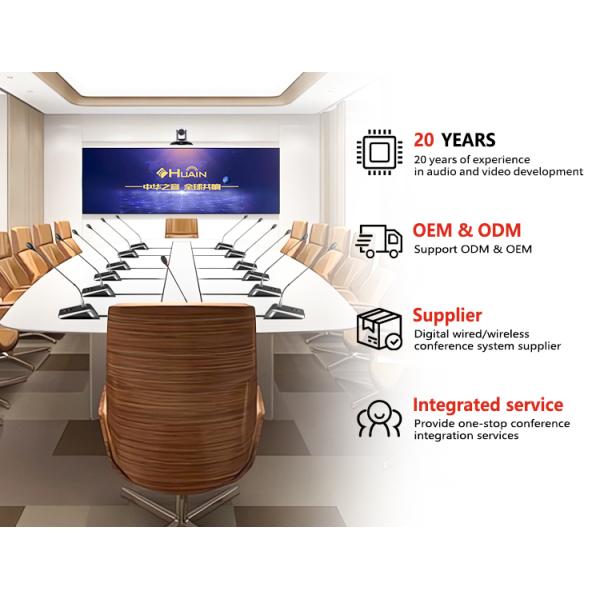 Good Sound Quality Wired Digital Discussion Microphone Conference System