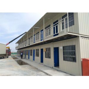 Portable Prefab Container Dormitory with Galvanized Structure