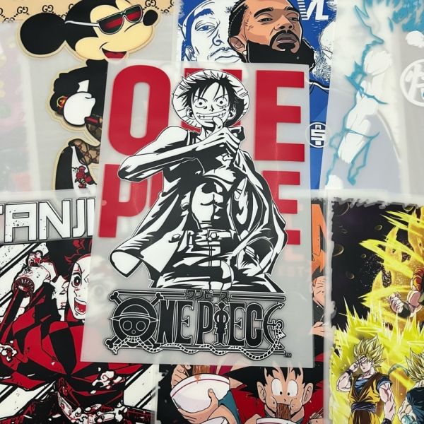 Custom DTF Transfers and Labels - Machine Washable, High Stretch, and Customizable Designs for Clothing and Bags