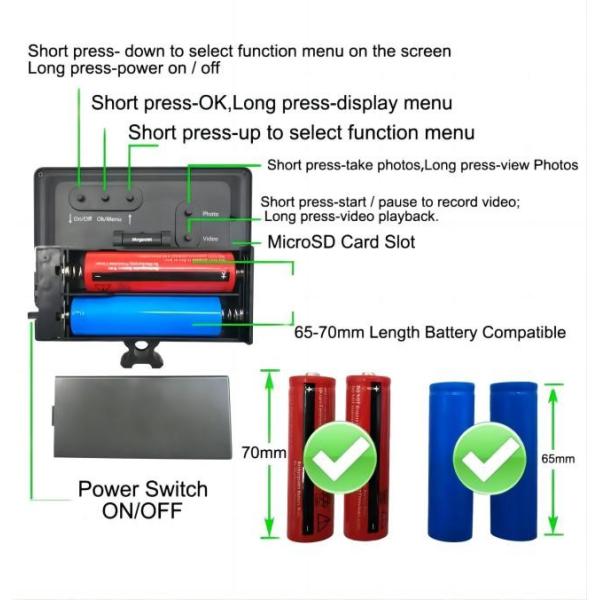 720p HD Digital Infrared Hunting Night Vision Scope Camcorder Monocular Optics with HD Video Recording