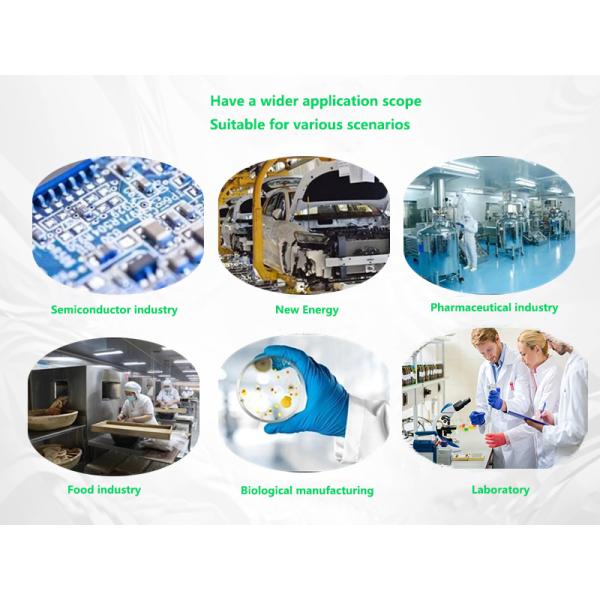 Customizable FFU air filter unit, equipped with a rated air flow of 1000 cubic meters per hour, with a galvanized outer frame on the surface, suitable