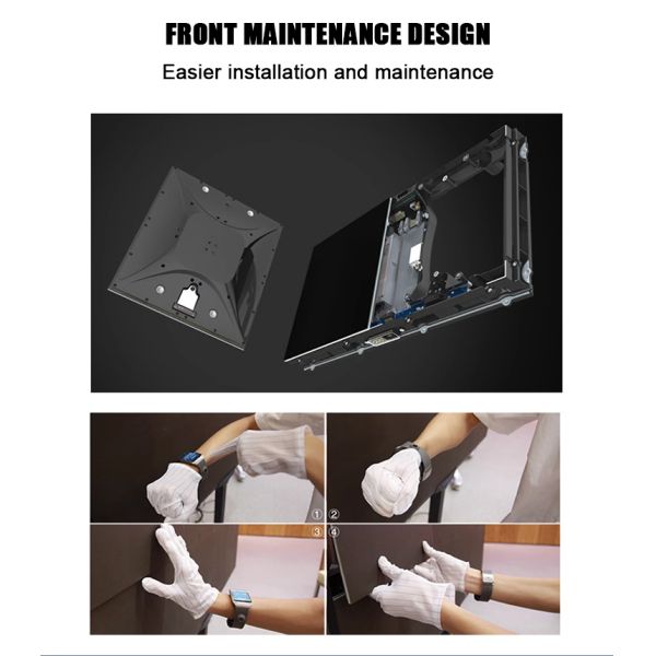 Flexible Curved P2.5 Indoor LED Wall Display Concave Screen Wall Panels