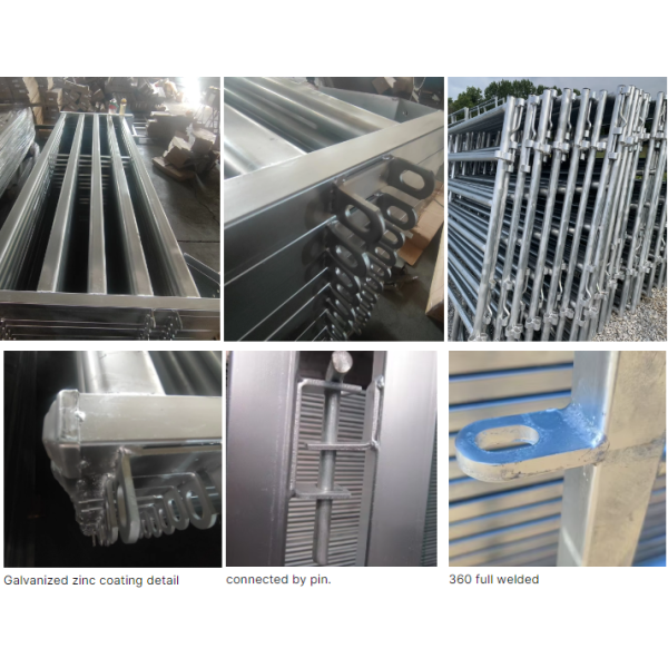 Steel Galvanized Livestock Fence Panels For Cattle Corral Yard