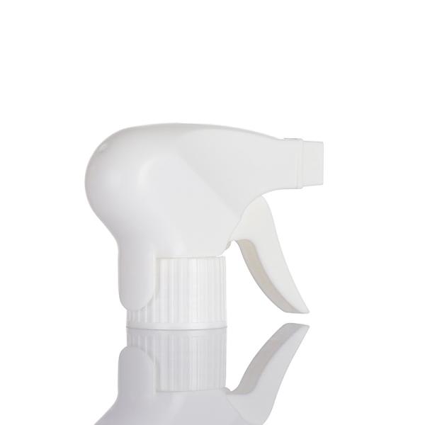 28/410 White Plastic Trigger Sprayer for Chemical Resistant Cleaning Performance