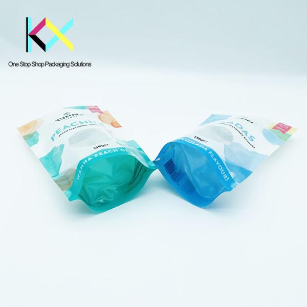 Customizable Biscuit Packaging Pouch Zip Lock Stand Up Pouch With Clear Window