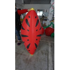 Wholesale Personalised Fruit Shaped Balloons , 1.2m Long Inflatable Watermelon Slicer from china suppliers