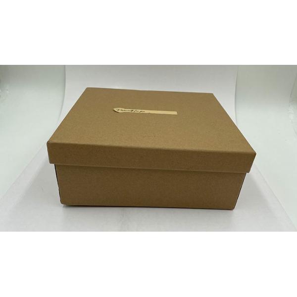 Men Perfume Lid And Base Kraft Gift Box For 100ml Perfume Bottle Raffia Insert