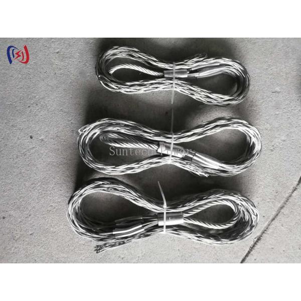 12 - 150mm Pilot Wire Cable Mesh Sock Joints Overhead Transmission Line Tools