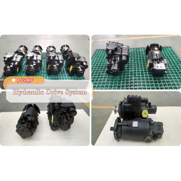 crusher heavy duty hydraulic motors Harvester Hydraulic Drive System With Axial Piston Pump Structure