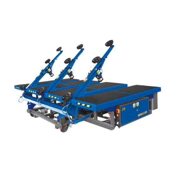 Manual Three Arms Functional Glass Cutting Table Easy Operation 7kw Total Power