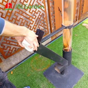 Wholesale Garden Steel Patio Heater Outdoor Wood Pellet Heater 140cm Or Customize from china suppliers